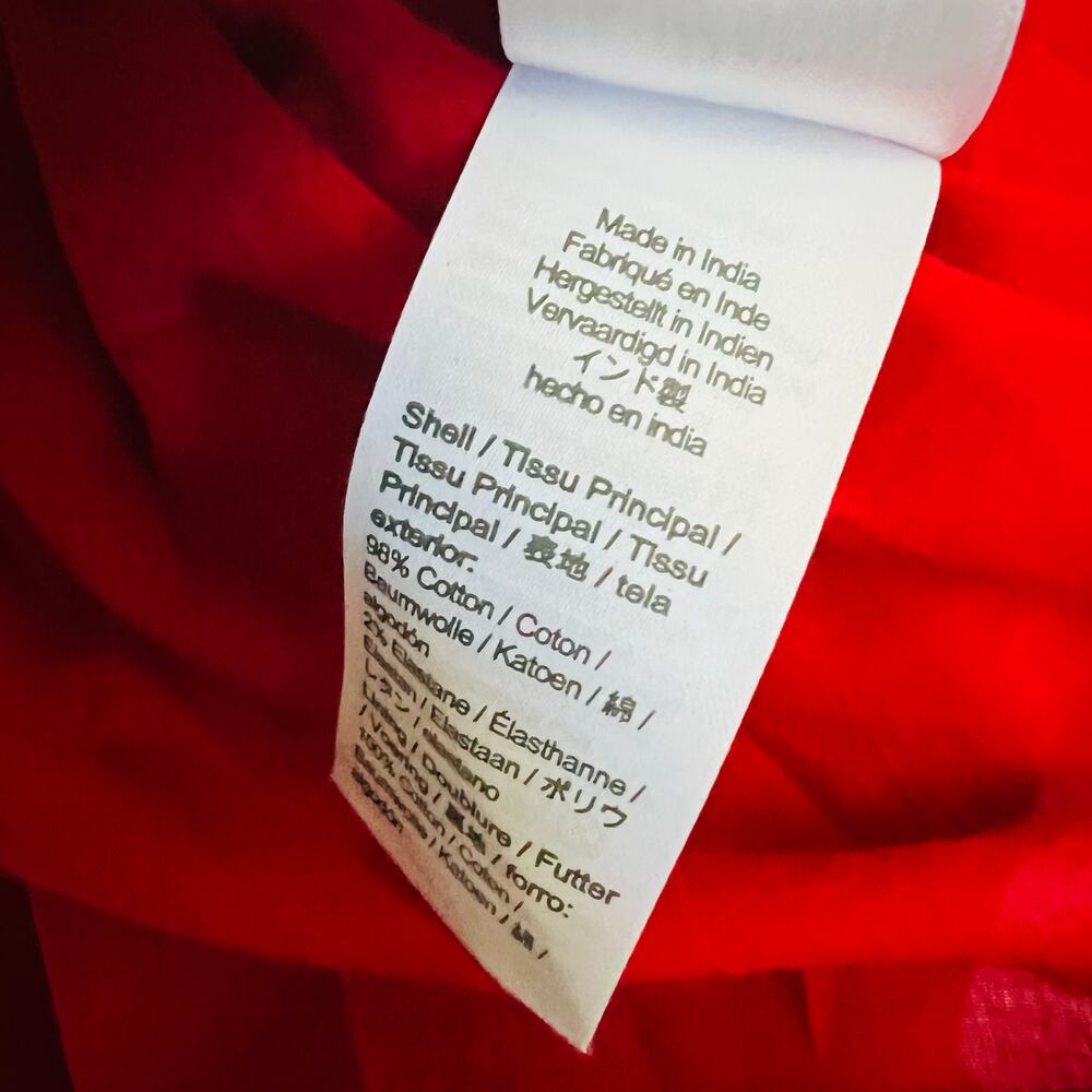 J. Crew Tartan Plaid Tiered Sleeveless Dress Size 20 Red Multicolor - Picture 6 of 10